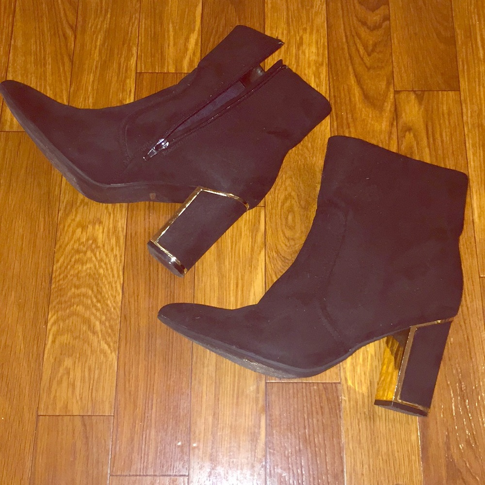 Black Suede Ankle Boots